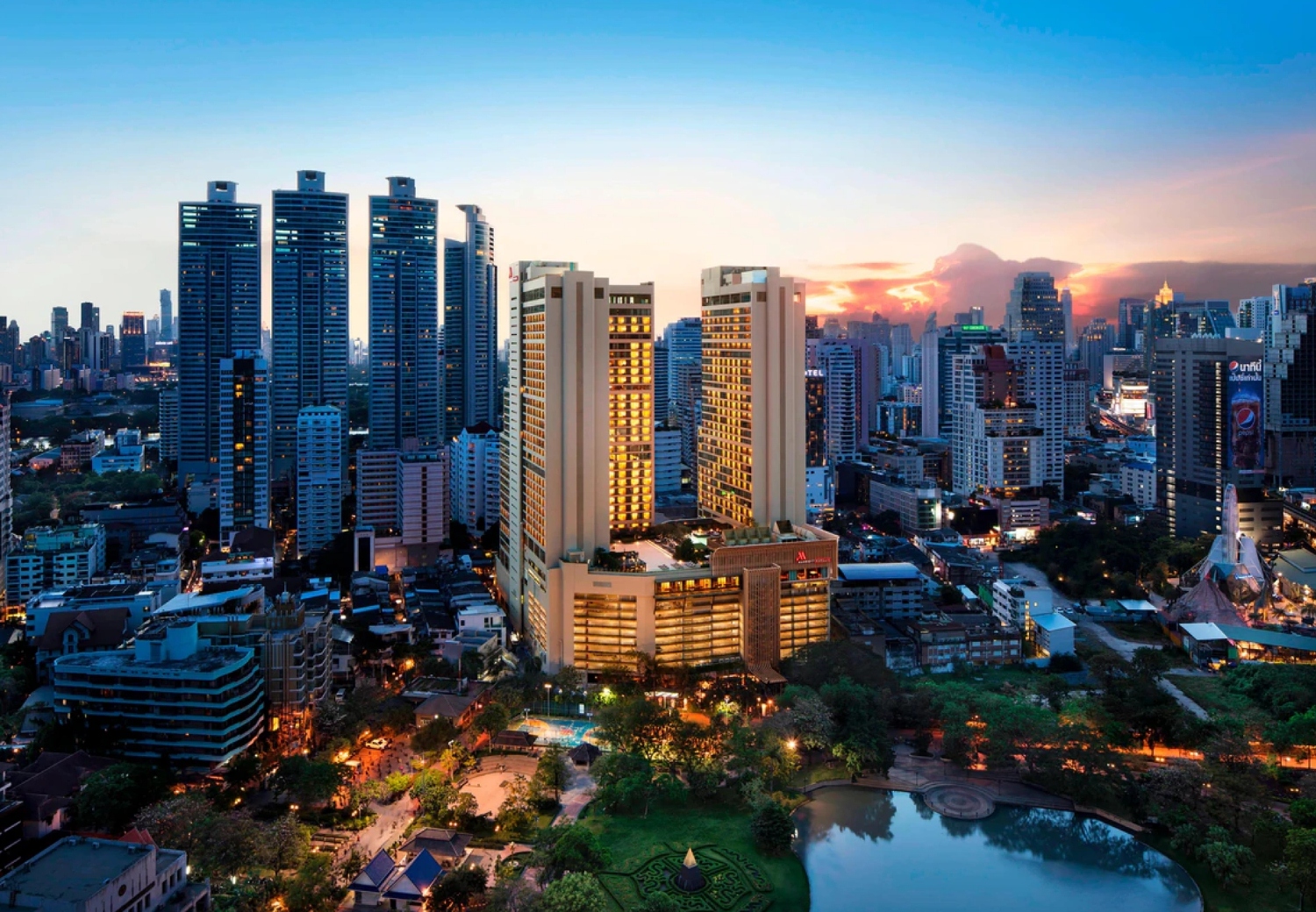 מלון מריוט מרקיז בנגקוק - Bangkok Marriott Marquis Queen’s Park