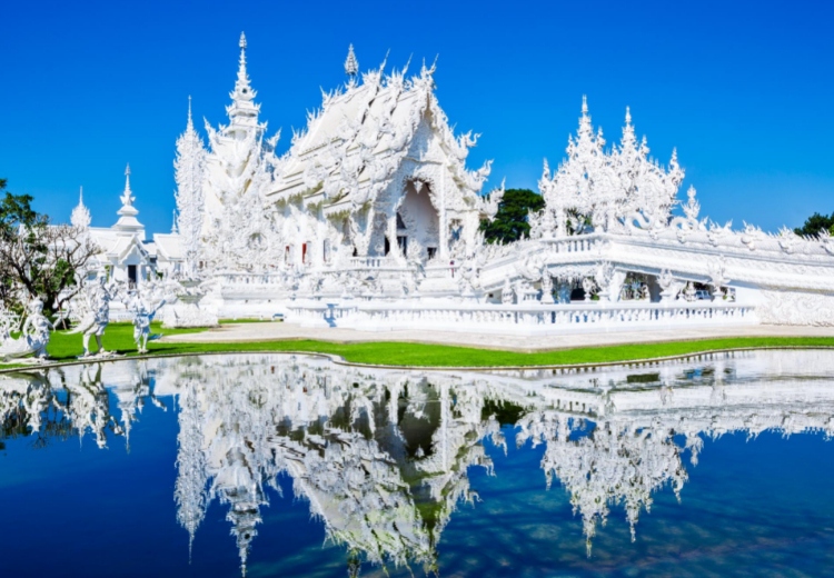 Thai ancient white palace