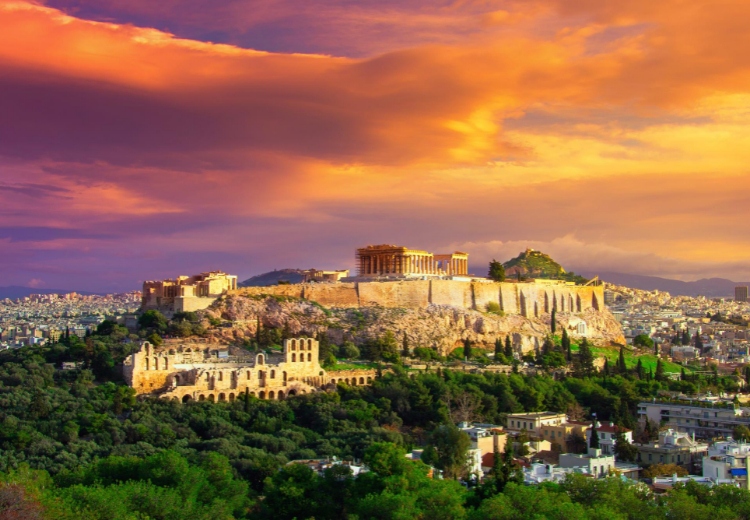 אתונה והסביבה בקיץ